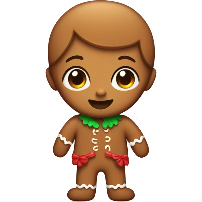 Cute gingerbread  emoji