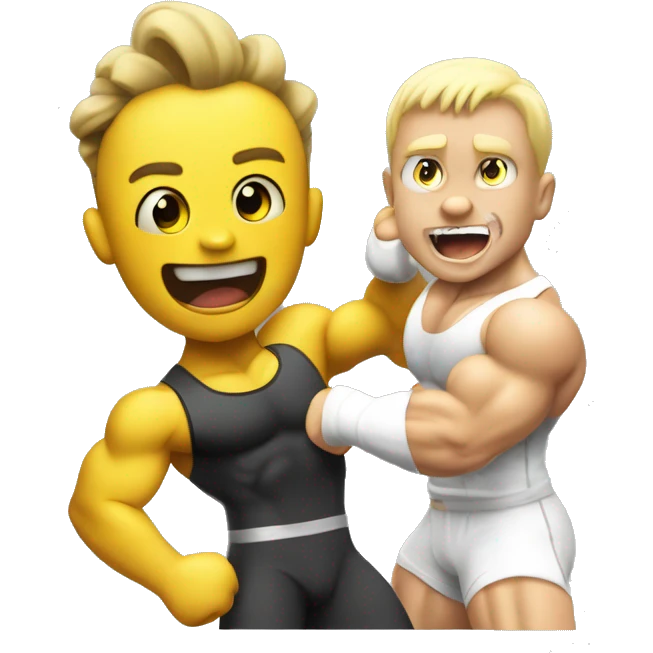 Pikach cheering a white bodybuilder in training  emoji
