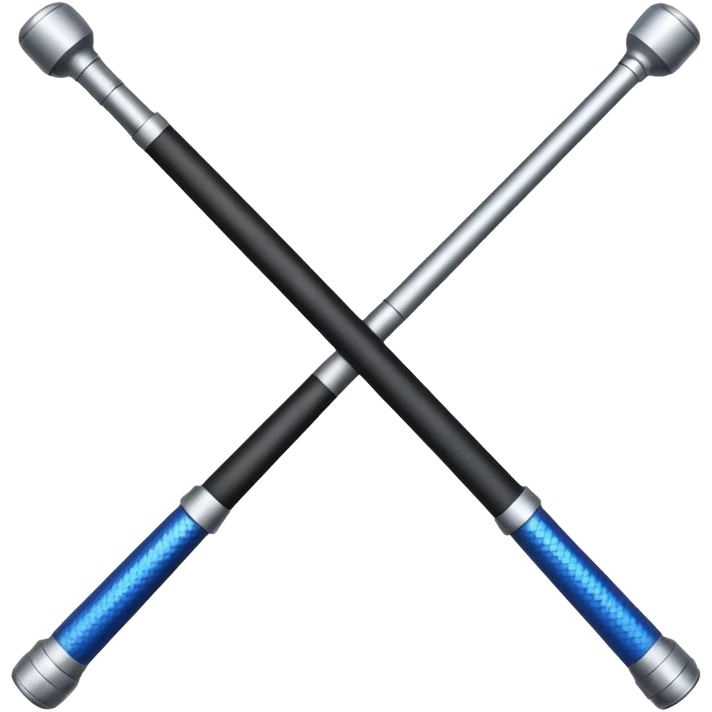 police double baton emoji