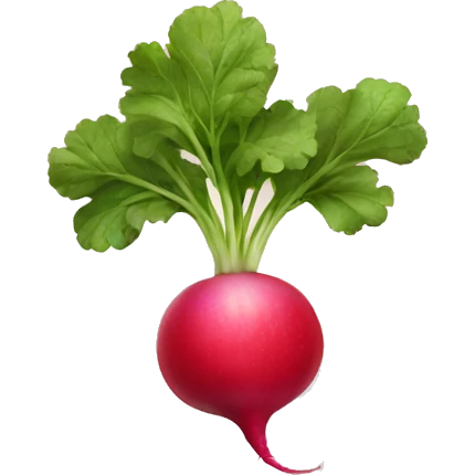 radish emoji