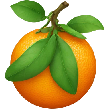 Orange fruit  emoji