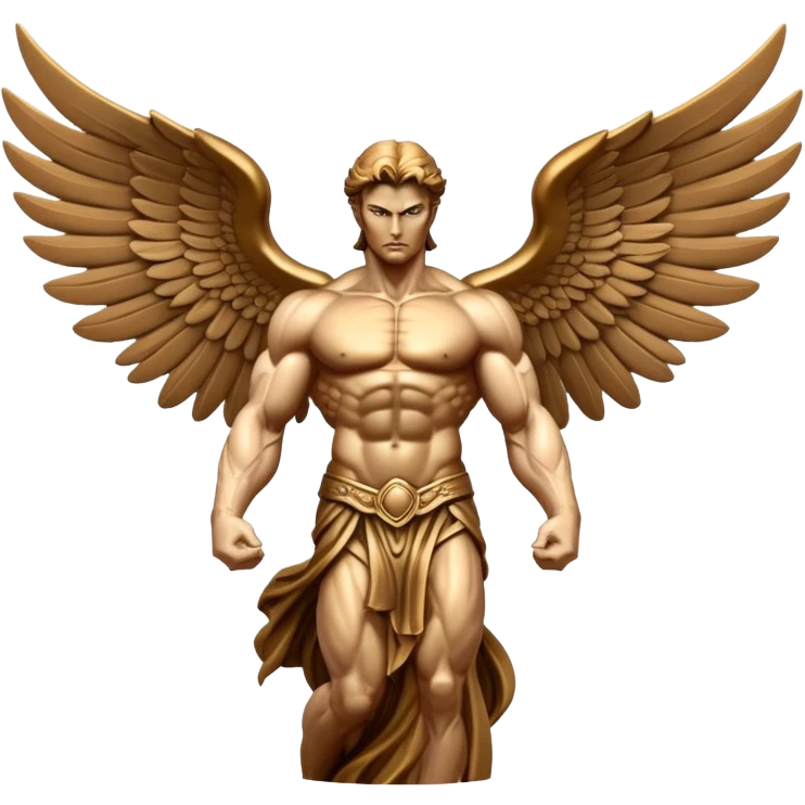 Statue of seraphime make it with 6 wings, make it more aggressive  emoji
