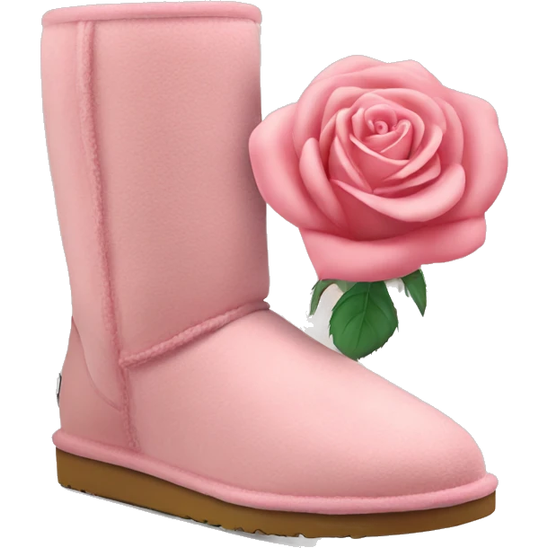 Rose ugg boots emoji