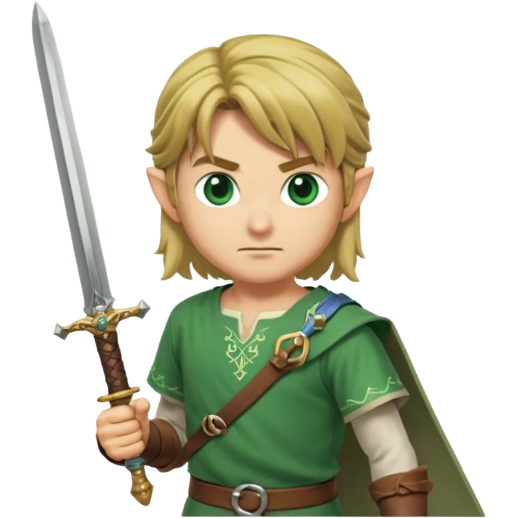 Link with sword emoji