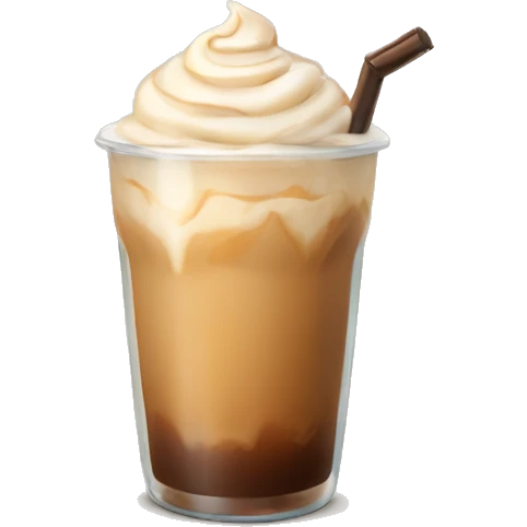 Iced Chai latte emoji