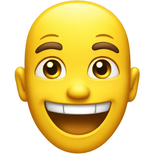 smile emoji holding up the middle finger emoji