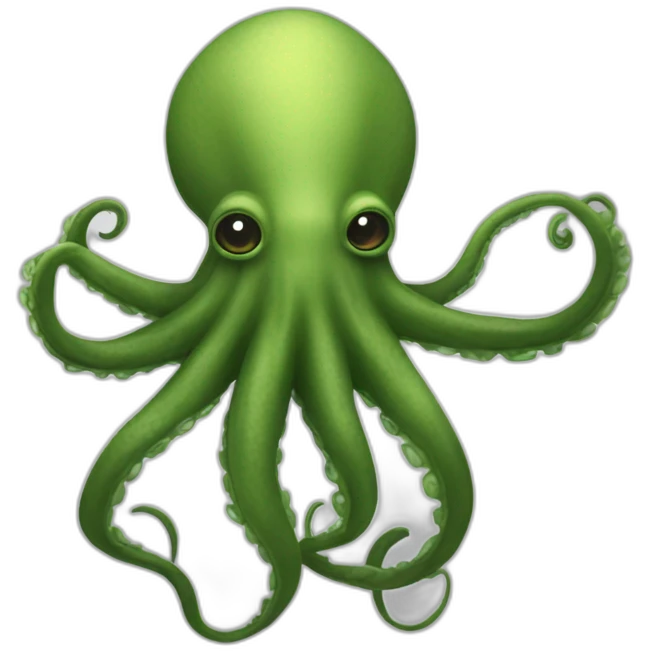 un kraken qui à peutr emoji