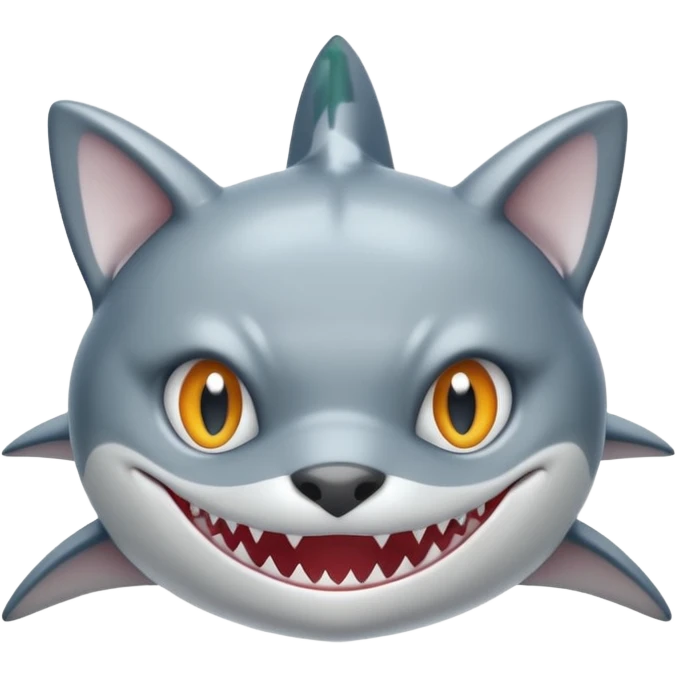 shark x cat emoji