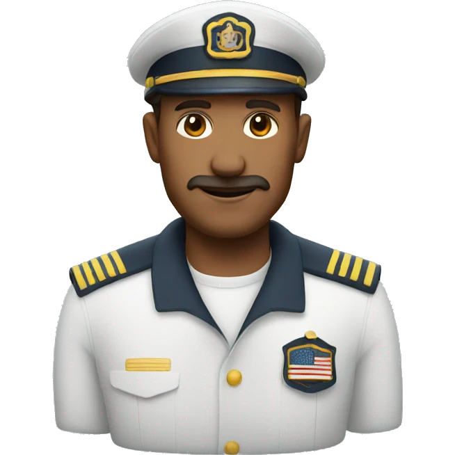 a boat captain emoji