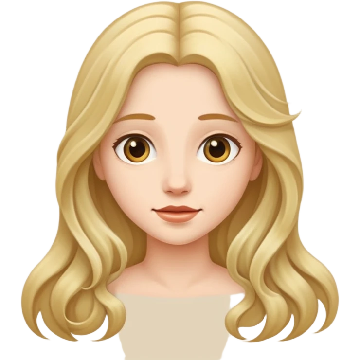 long hair girl emoji