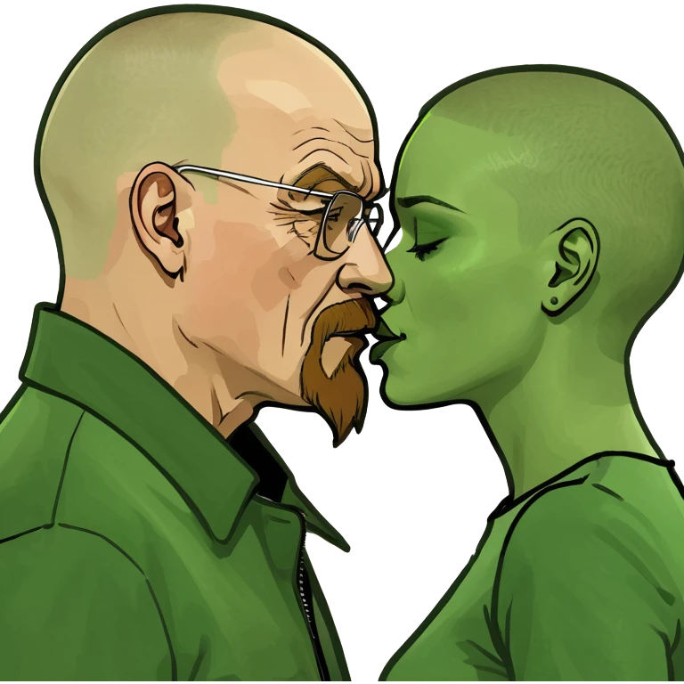 Walter white who kiss Jessie Pinkman emoji