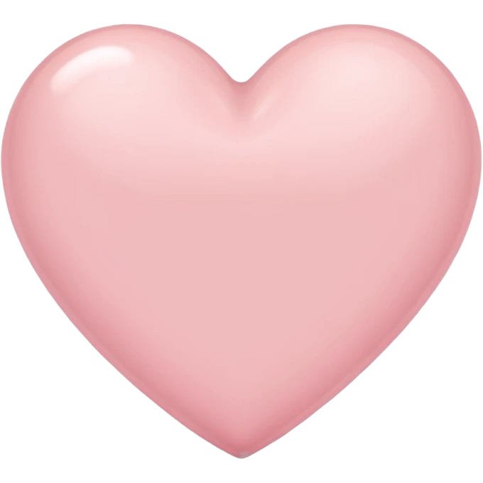 pale pink heart emoji