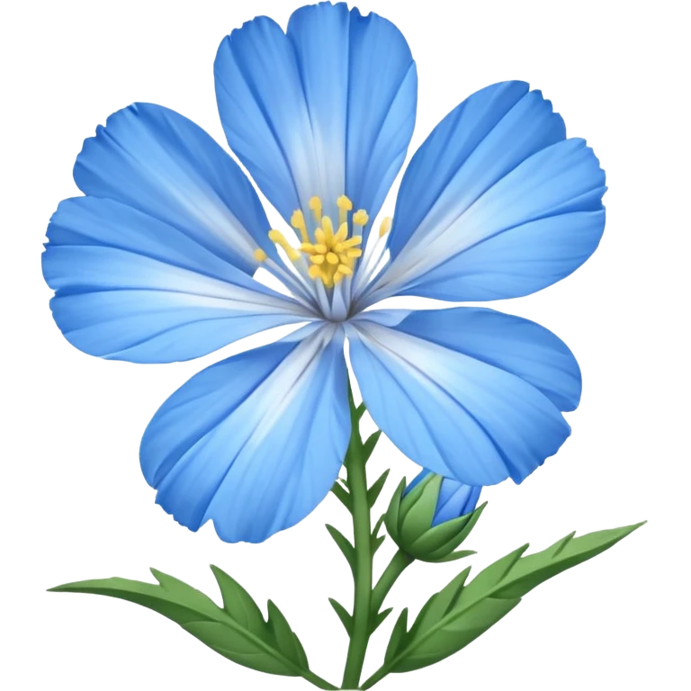Chicory flower emoji