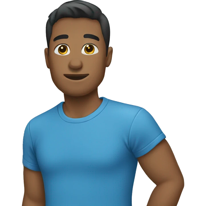 blue tshirt emoji