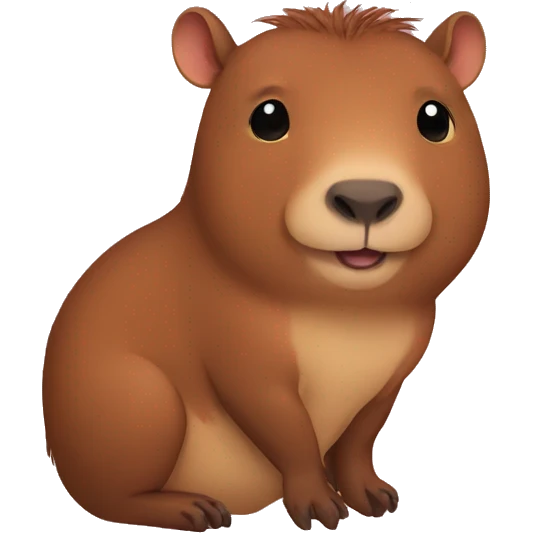 Love capibara emoji