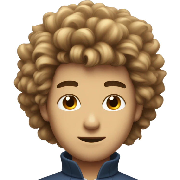 100% fluffy hair sigma boy emoji