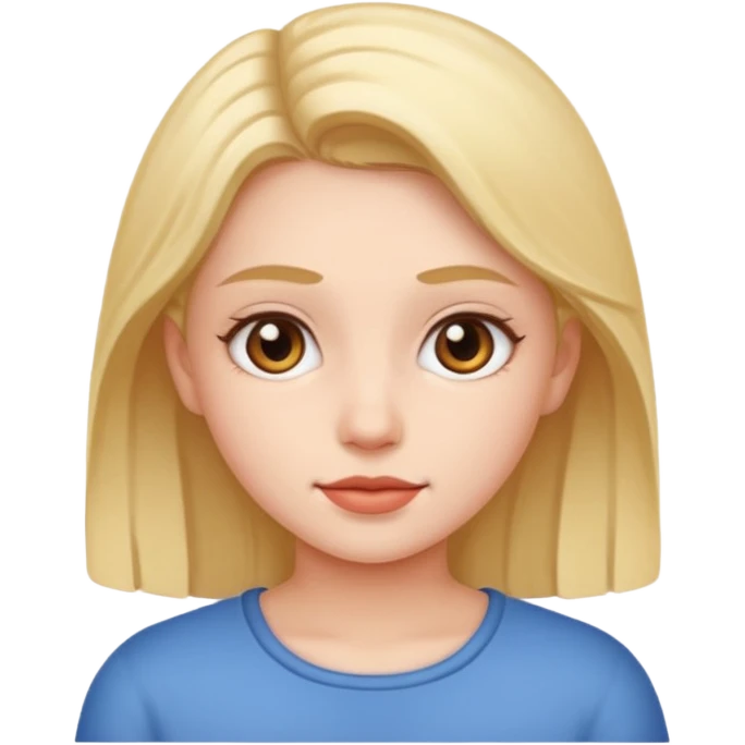 una chica emoji