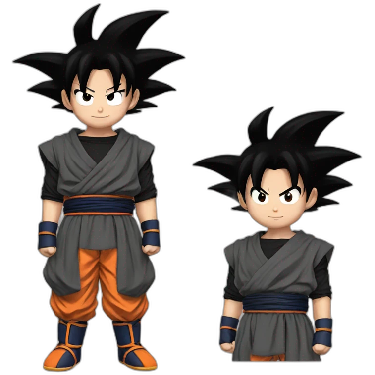 kid goku black hair emoji