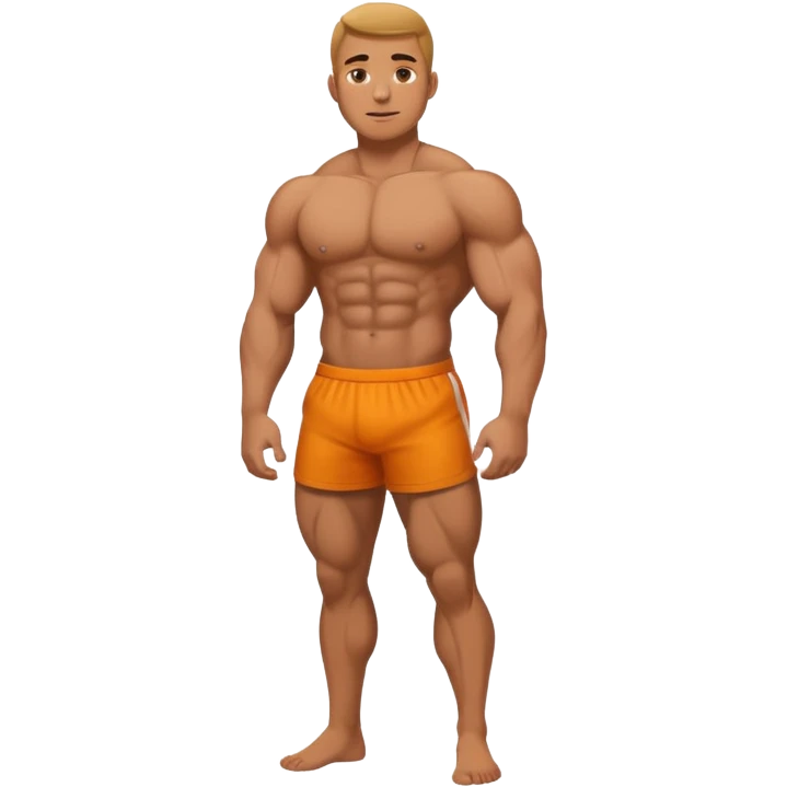 A man with a big booty emoji