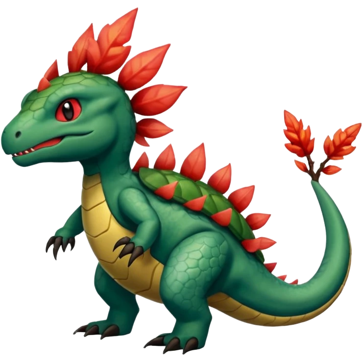 Salandit-Salamence-Turtwig-Fakémon-fusion-hybrid-creature emoji