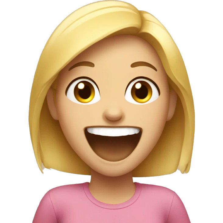 Girls laughing  emoji