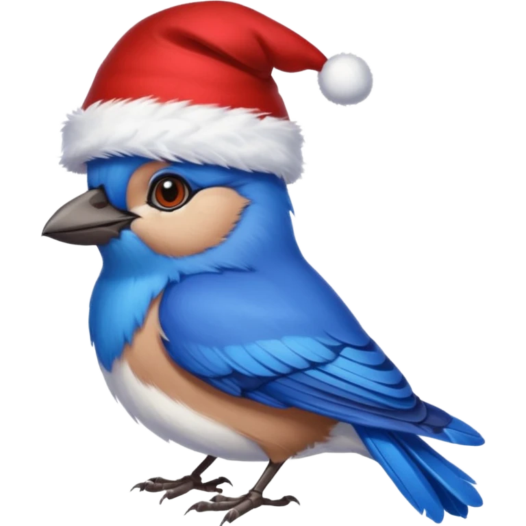 Christmas Jays with red hat emoji