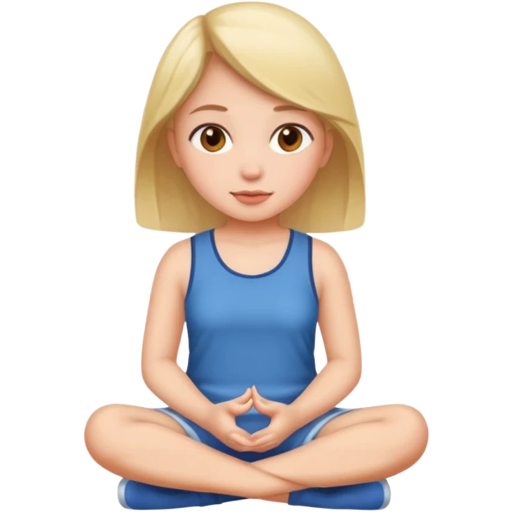 Girl sitting  emoji