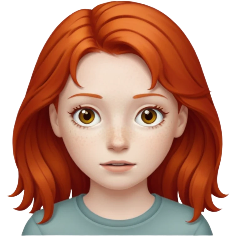 Red head girls emoji