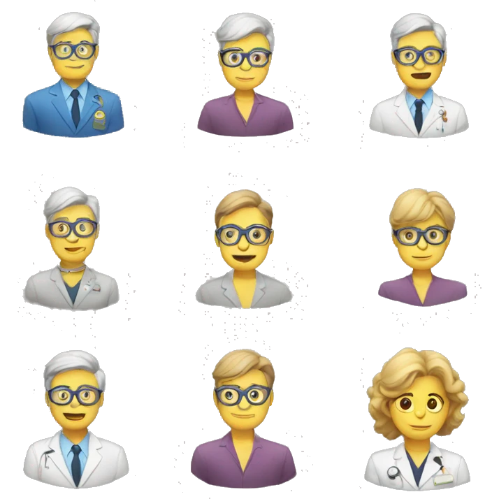 psicologist equip three emoji