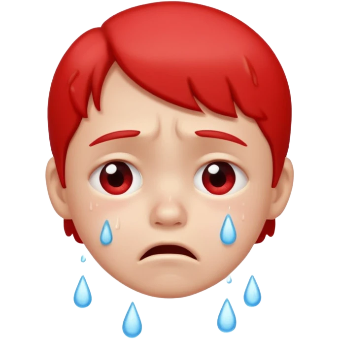 Crying kid emoji