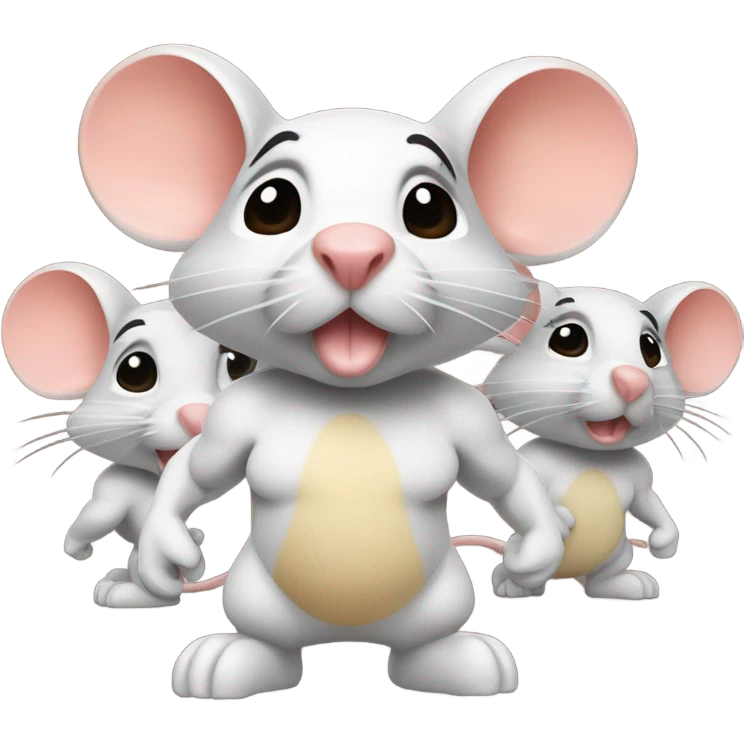Buff mice emoji