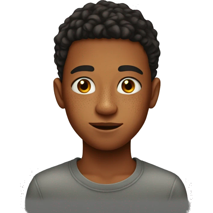15 year old boy with red hair and freckles emoji