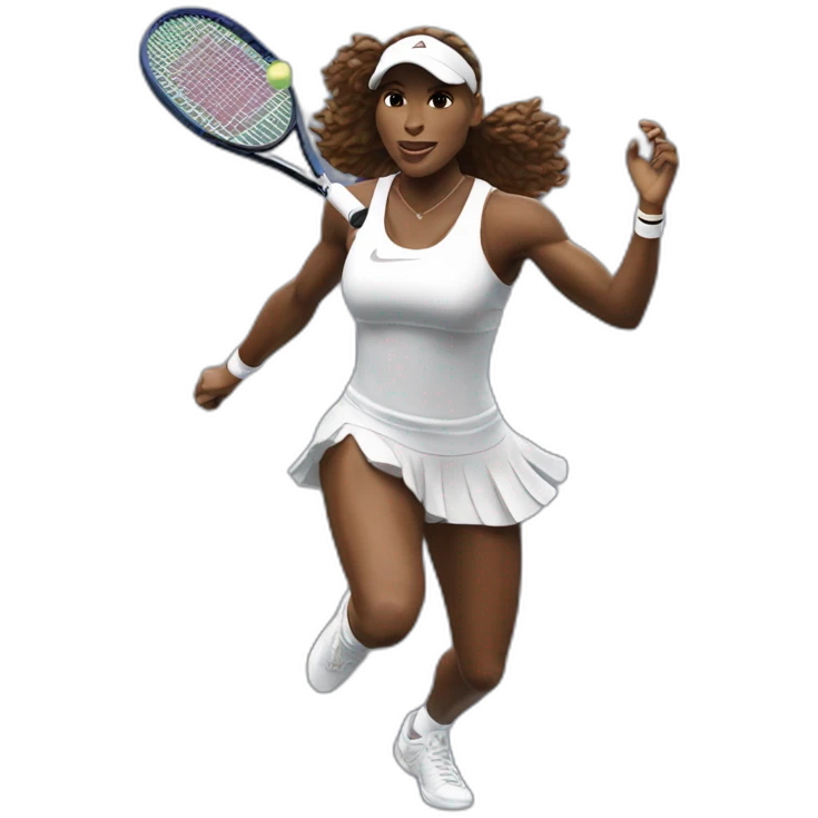 Serena Williams tennis emoji