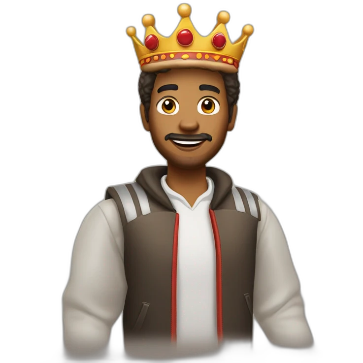 Burger king person emoji