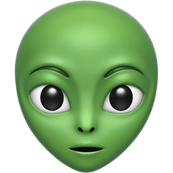 generate a classic alien emoji emoji