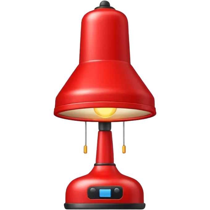 red alert lamp happy emoji