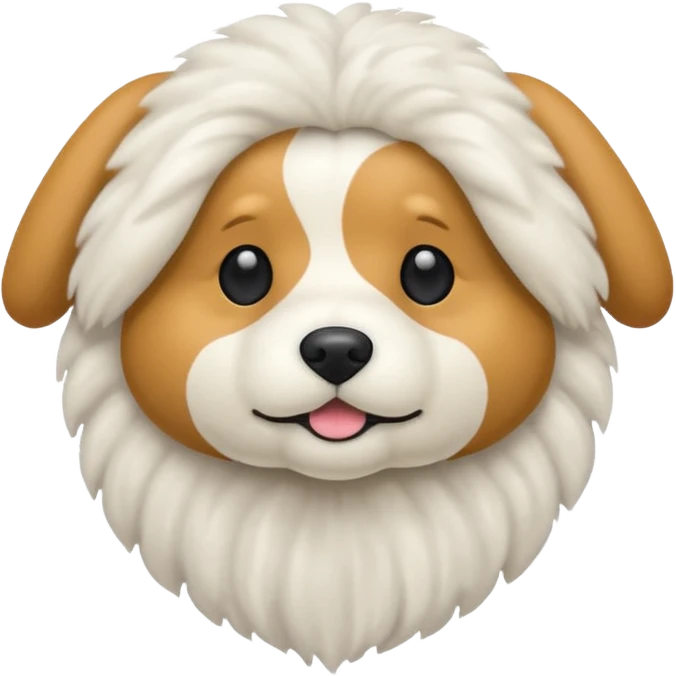 dog made of wool  emoji