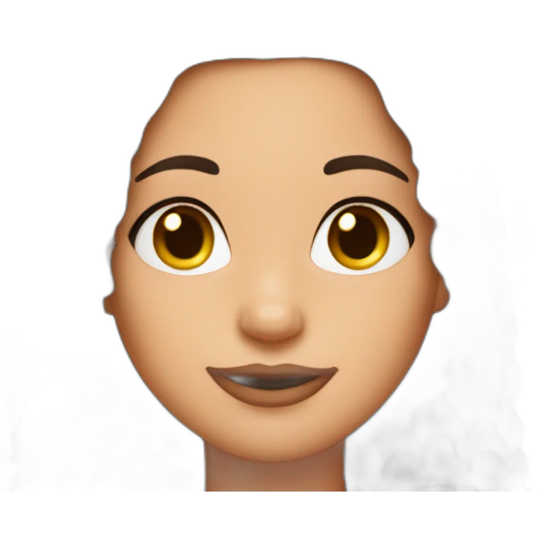 frosted tips on brunette hair emoji