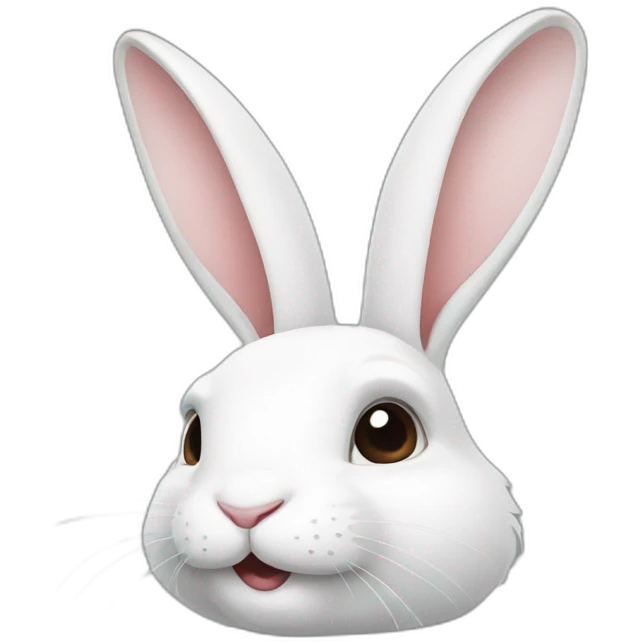 white rabbit emoji