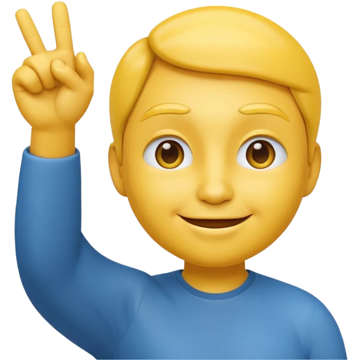 iOS-style 3D classic round yellow emoji face, confident smirk, half-closed eyes, both hands raised with thumbs pointing inward toward itself, expressing 'me' or 'I'." emoji