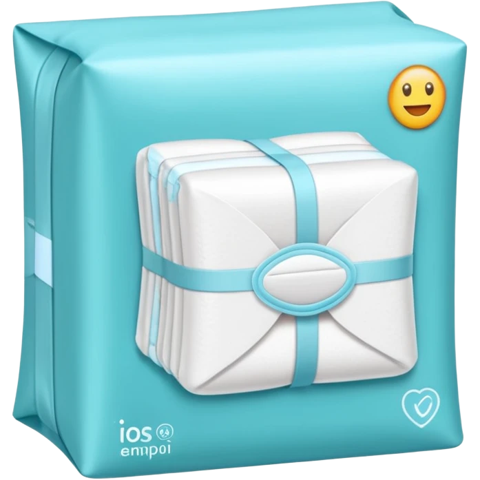 Pack of sanitary pads  emoji