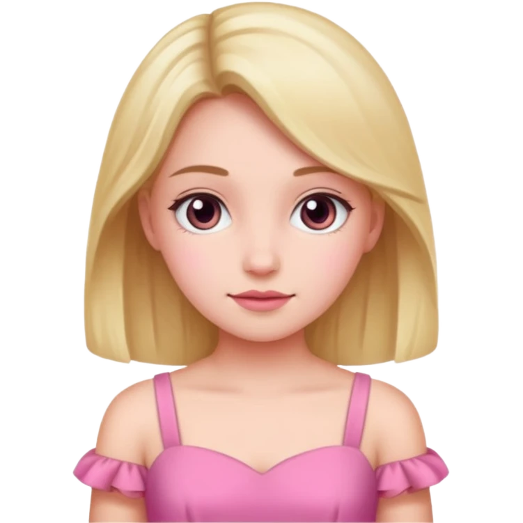 pink dress girl emoji