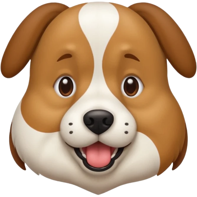 dog making funny face out of pettiness emoji