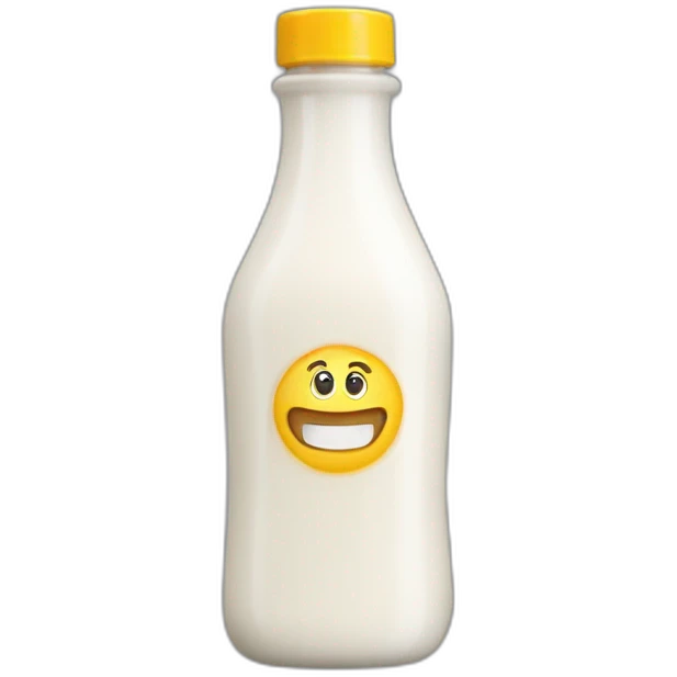 white Squeeze Sauce Bottle emoji