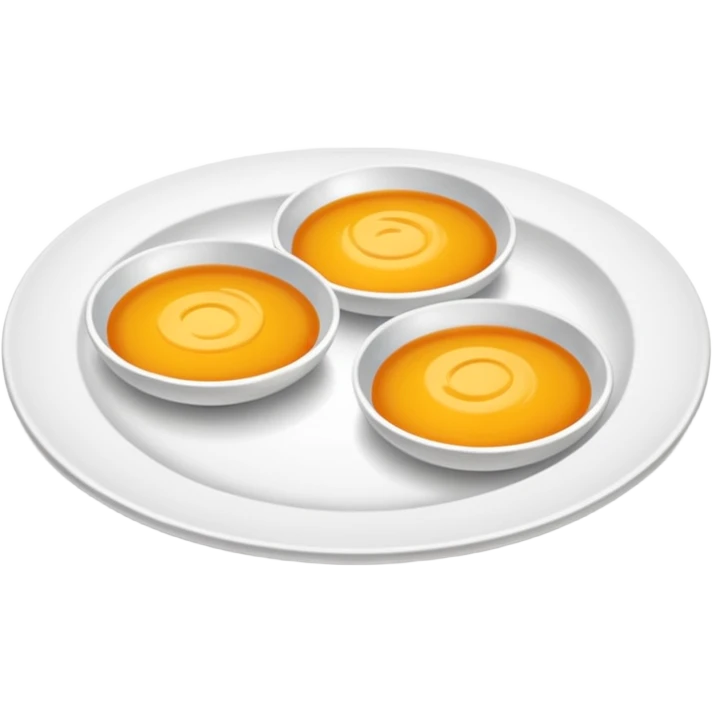 create me an image of ceramic plate in perspective view. emoji