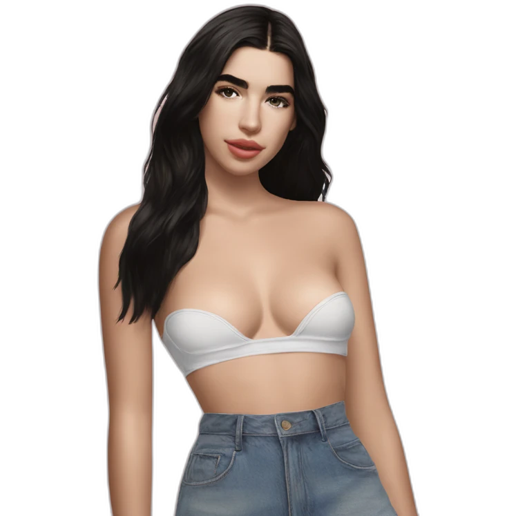 Dua lipa mayo de bain emoji