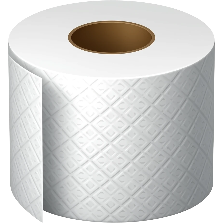 empty roll of toilet paper emoji