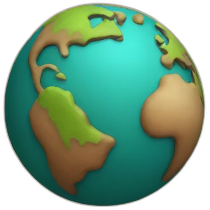 clay earth emoji