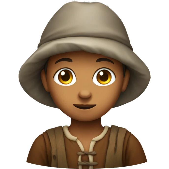 Peasant child emoji