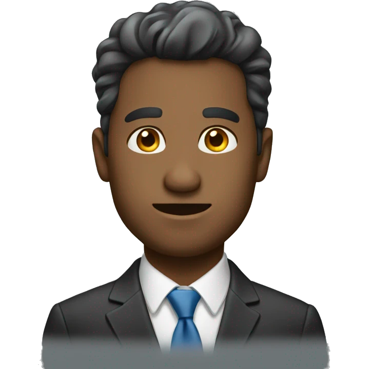 singular business man emoji  emoji